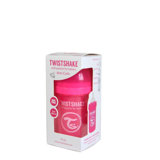 Biberon twistshake anti - colici 180 ml alb smb336001070