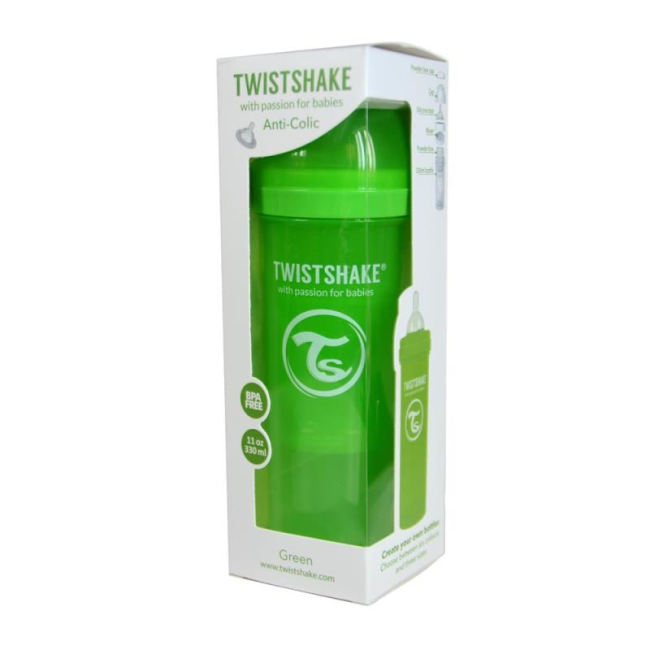 Biberon twistshake anti - colici 330 ml albastru smb336001230