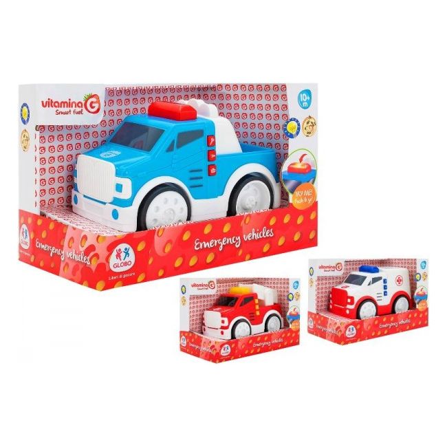 Jucarie Masinuta Push Go cu sunete si lumini Globo - SOLGL05344
