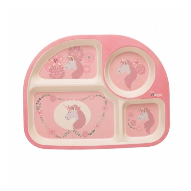 Set cina pentru bebelusi Unicorn Roz - SOLBJB555000