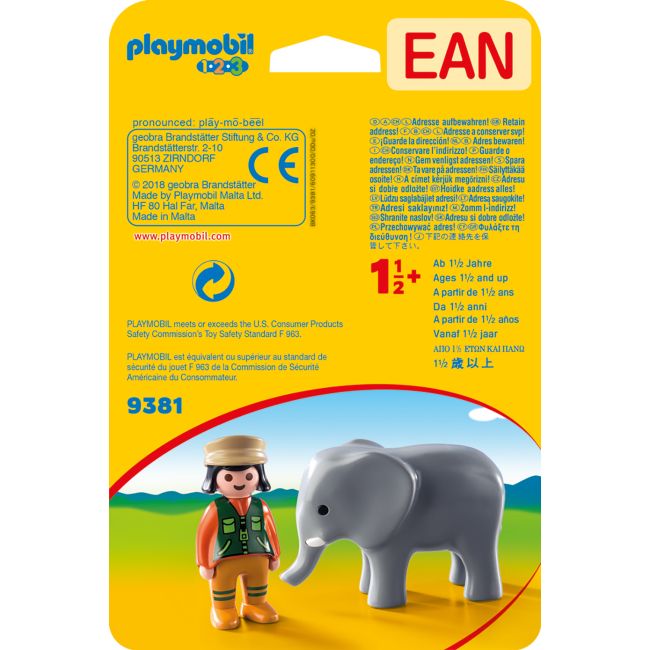 1.2.3 Ingrijitor Zoo Cu Elefant - ARTPM9381