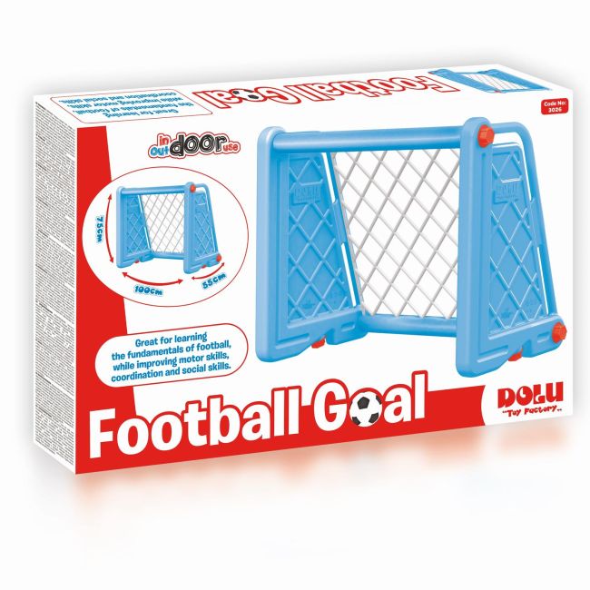 Poarta fotbal pentru copii - albastra
