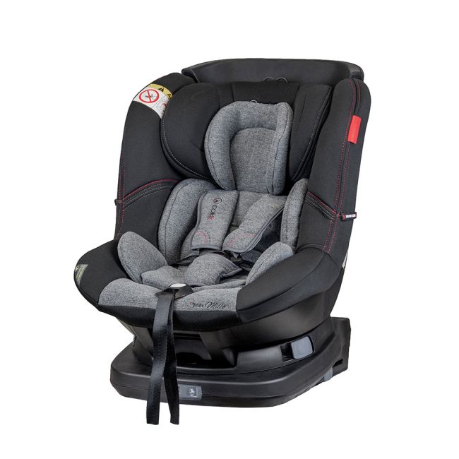 Scaun auto Millo rotativ 360 grade cu ISOFIX 0-18 kg Negru Coletto SUPcoletto_millo_negru