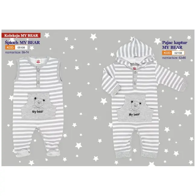 Body bebe - my bear - Haine Bebe - MK03108P-6.18 luni