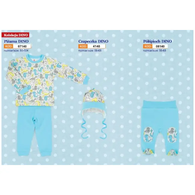 Salopeta bebe cu bluzita - Colectia Dino - Haine Bebelusi - MK01140-6.0-3 luni