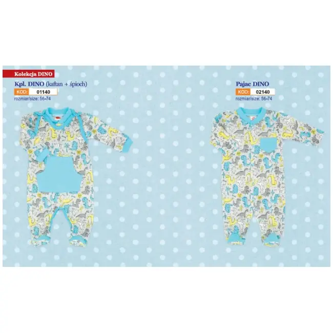 Salopeta bebe cu bluzita - Colectia Dino - Haine Bebelusi - MK01140-6.3 luni