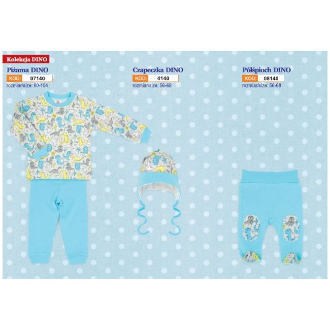 Salopeta bebe cu bluzita - Colectia Dino - Haine Bebelusi - MK01140-6.3 luni