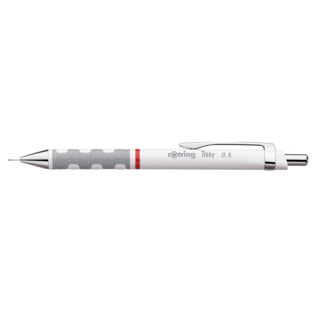 Creion mecanic Rotring Tikky III, mina 0.5 mm, alb - BPTCRO502015