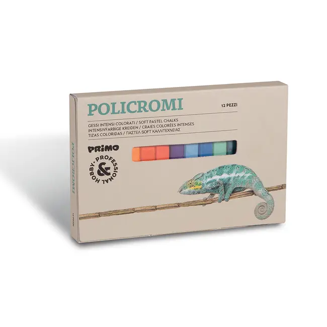 Creta Morocolor Primo, culori pastel sectiune patrata, 24 culori/cutie - BPTCMC000218