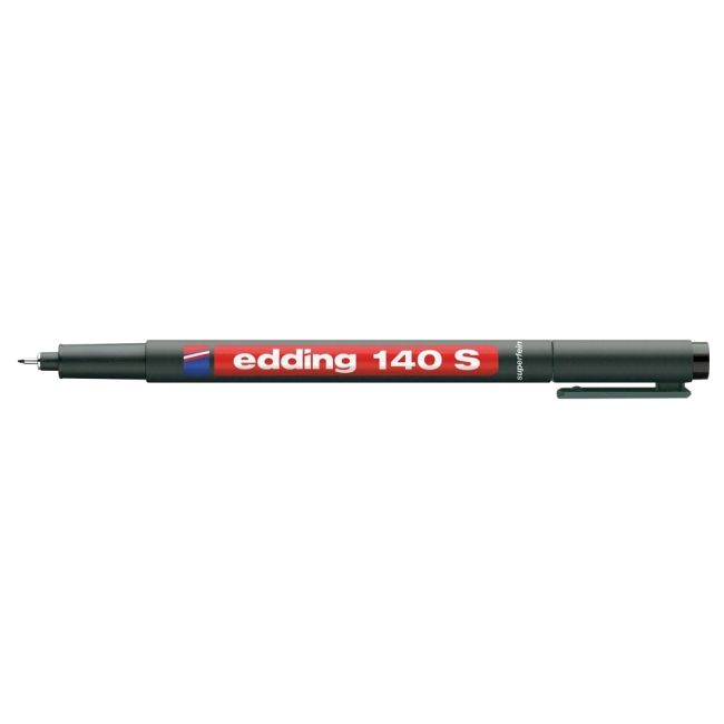 Marker permanent Edding OHP 140S, corp plastic, varf rotund, 0.3 mm, negru - BPTCED1401