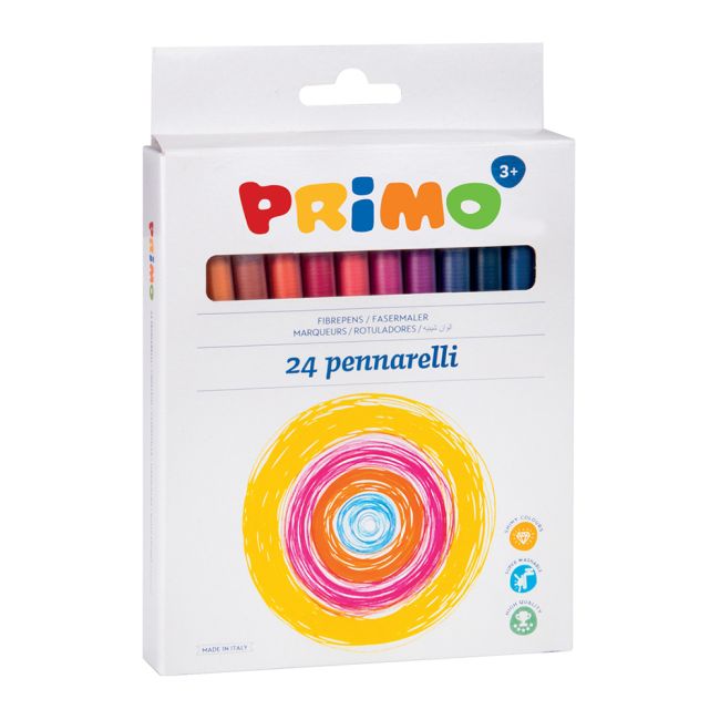 Markere colorate Morocolor Primo, 24 culori/cutie - BPTCMC15517