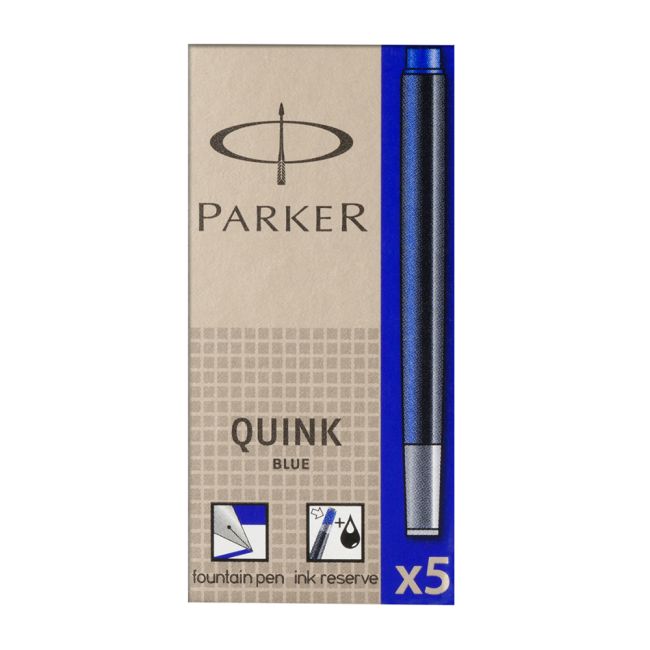 Patroane cerneala, Parker, Quink, albastru, 5 bucati/set - BPTCWM46935150