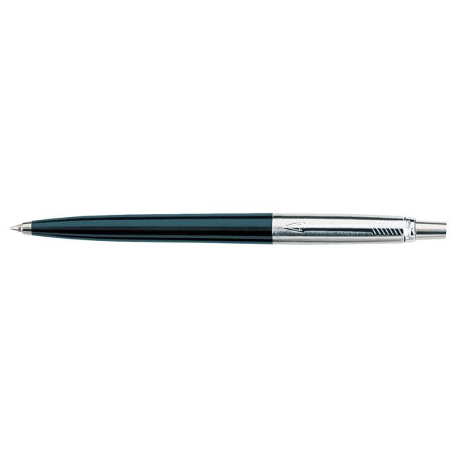 Pix cu mecanism, Parker, Jotter, 0.8 mm, plastic, accesorii inox, negru - BPTCWM44871321