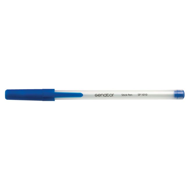 Pix, Senator, Stick Pen, seria 1000, 0.7 mm, plastic, albastru - BPTCSE000101