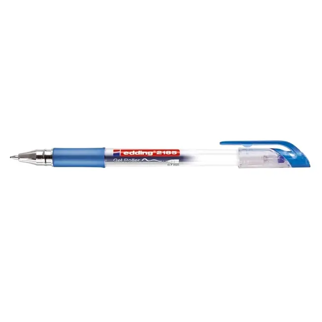Roller cu gel, Edding, Cristal Jelly 2185, 0.7 mm, plastic, albastru - BPTCED21853