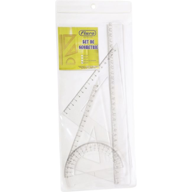 Set geometrie Flaro, 4 piese - BPTCFL00048