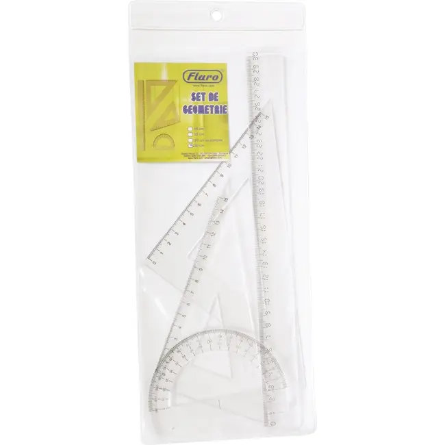 Set geometrie Flaro, 4 piese - BPTCFL00048