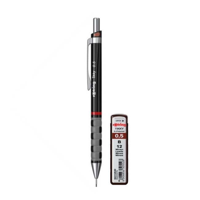 Set Rotring, creion mecanic Tikky III Original, 0.5 mm - BPTCR0904790