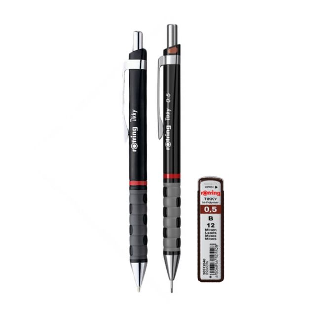 Set Rotring, Tikky, creion mecanic Tikky III Original, 0.5 mm - BPTCRO05502