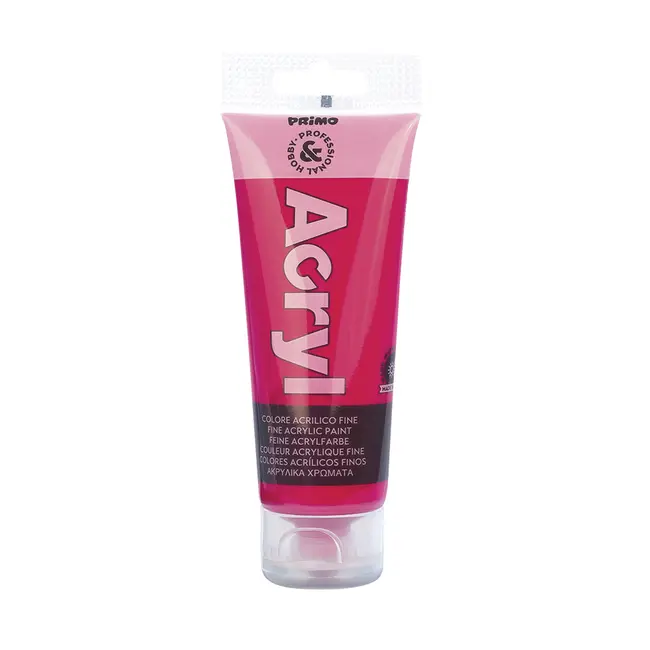Tempera acrilica Morocolor Primo 75 ml rosu carmin - BPTCMC420310