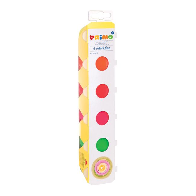 Tempera Morocolor Primo,  25 ml, 6 culori/cutie - BPTCMC15412