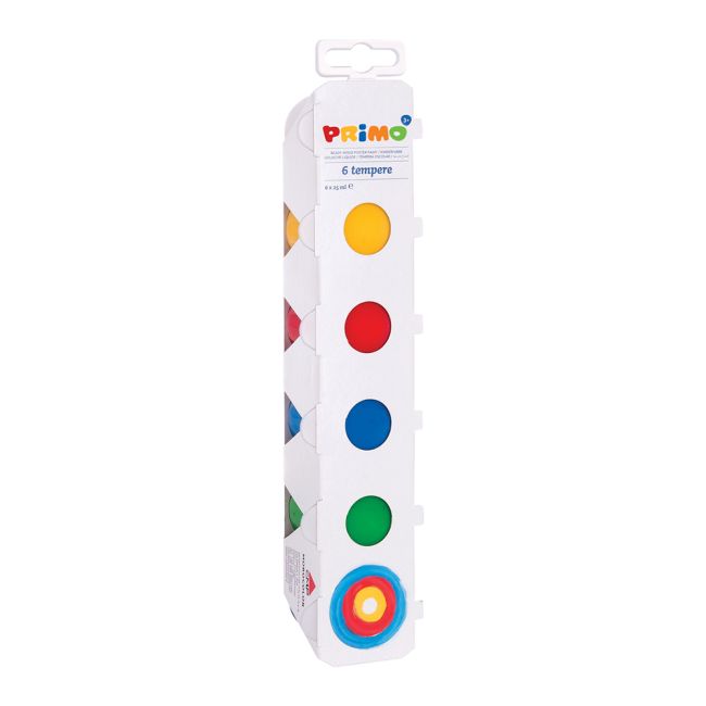 Tempera Morocolor Primo, 25 ml, 6 culori/cutie - BPTCMC15413