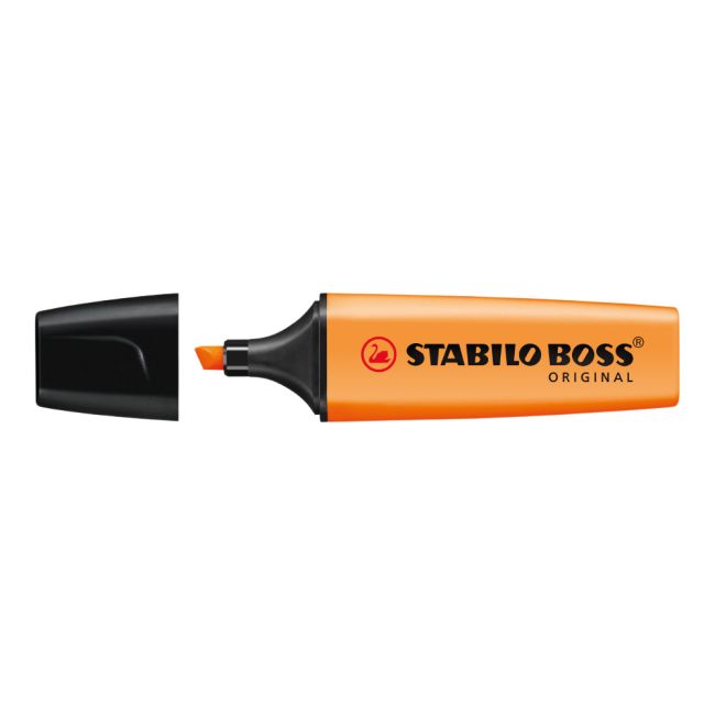 Textmarker Stabilo Boss, varf 2-5 mm, portocaliu - BPTCSW117054