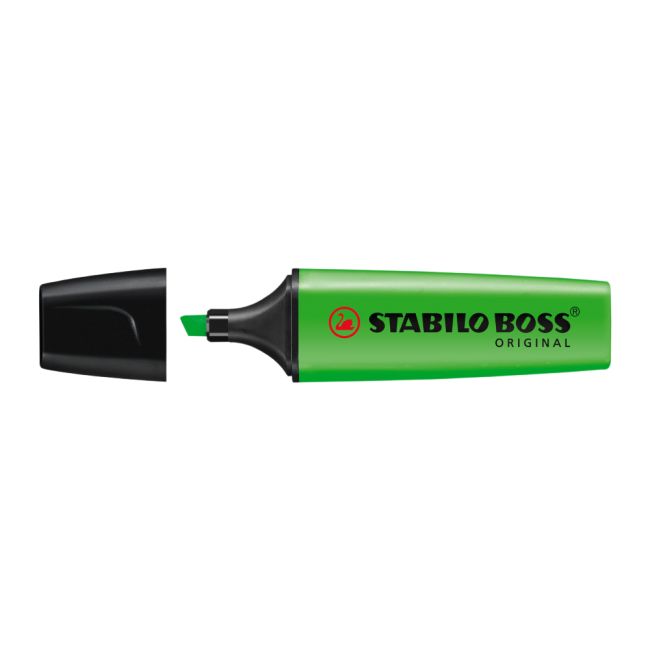 Textmarker Stabilo Boss, varf 2-5 mm, verde - BPTCSW117033