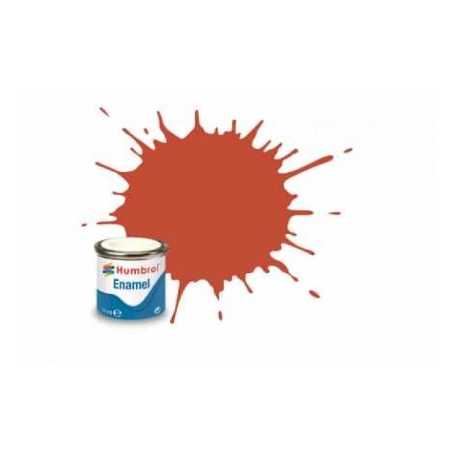 Vopsea modelism Humbrol 1105 Email Numar 100 Red Brown Matt 14 ml - SOLAA1105