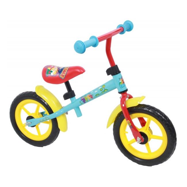 Bicicleta fara pedale 12 inch partial montata Teletubbie - SOLVOL741