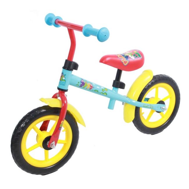 Bicicleta fara pedale 12 inch partial montata Teletubbie - SOLVOL741