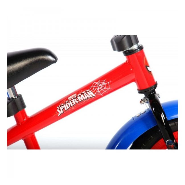 Bicicleta fara pedale pentru copii baieti 12 inch Volare Spiderman - SOLVOL244