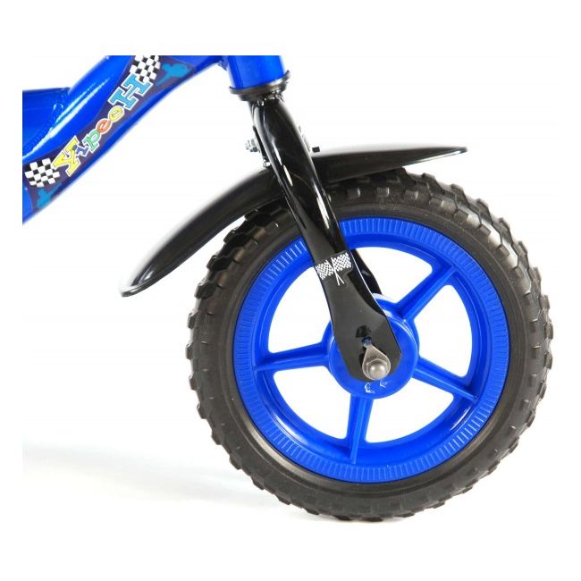 Bicicleta pentru baieti 10 inch cu roti ajutatoare partial montata Volare Yipeeh - SOLVOL71004