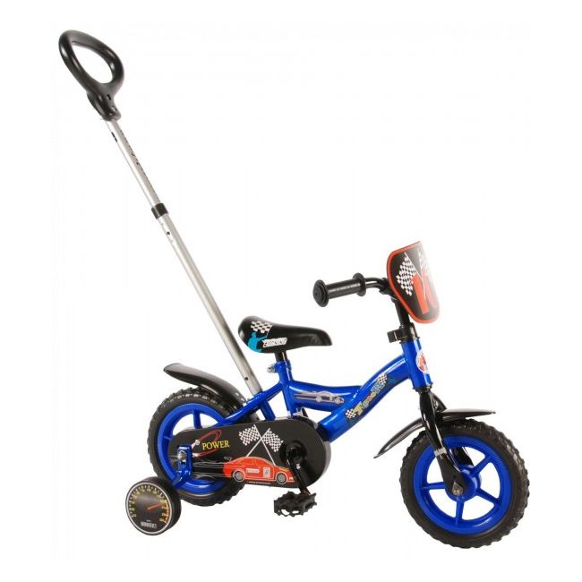 Bicicleta pentru baieti 10 inch cu roti ajutatoare partial montata Volare Yipeeh - SOLVOL71004