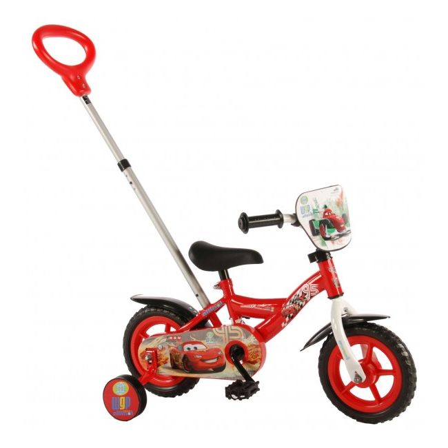 Bicicleta pentru baieti 12 inch cu roti ajutatoare Cars - SOLVOL11248-CH