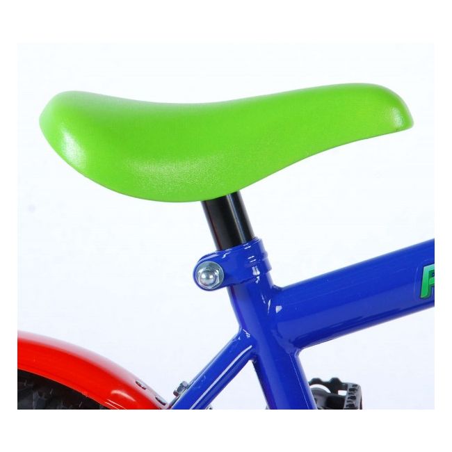 Bicicleta pentru baieti 12 inch cu roti ajutatoare partial montata PJ Masks - SOLVOL71263-CH