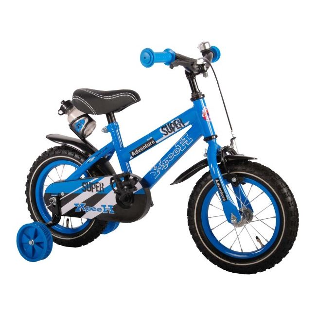 Bicicleta pentru baieti 12 inch cu roti ajutatoare Volare Yipeeh Super - SOLVOL71232