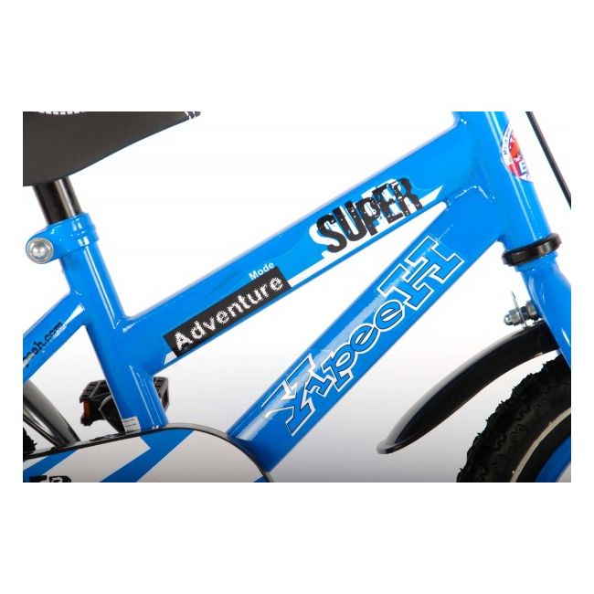 Bicicleta pentru baieti 12 inch cu roti ajutatoare Volare Yipeeh Super - SOLVOL71232