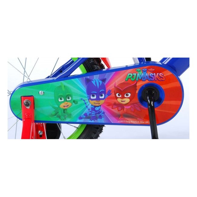 Bicicleta pentru baieti 16 inch cu roti ajutatoare Pj Masks - SOLVOL71663-CH