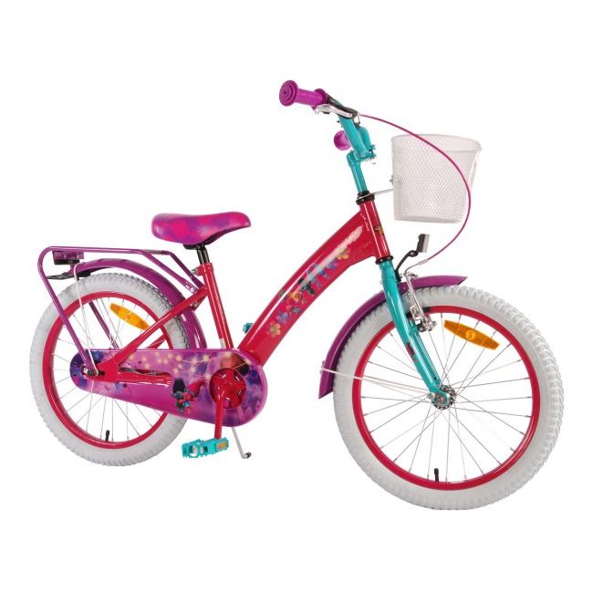Bicicleta pentru copii fetite Trolls Volare 18 inch cu roti ajutatoare - SOLVOL61852