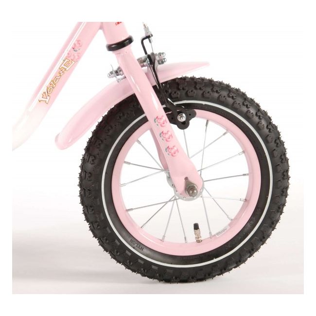 Bicicleta pentru fete 12 inch cu roti ajutatoare Volare Rose - SOLVOL71233