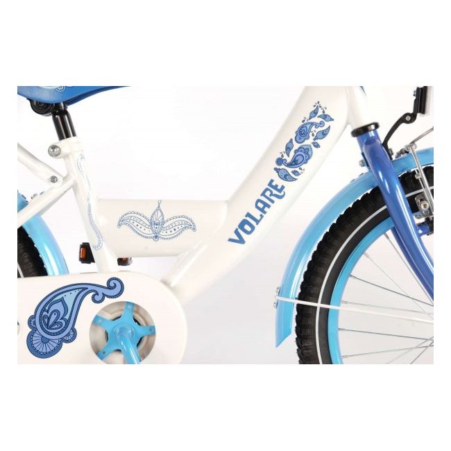 Bicicleta pentru fete 18 inch cu cosulet Volare Paisley - SOLVOL71801