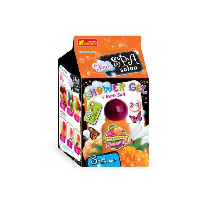 Gel de dus si sare de baie Mandarin dulce RANOK - SOLRN15160289