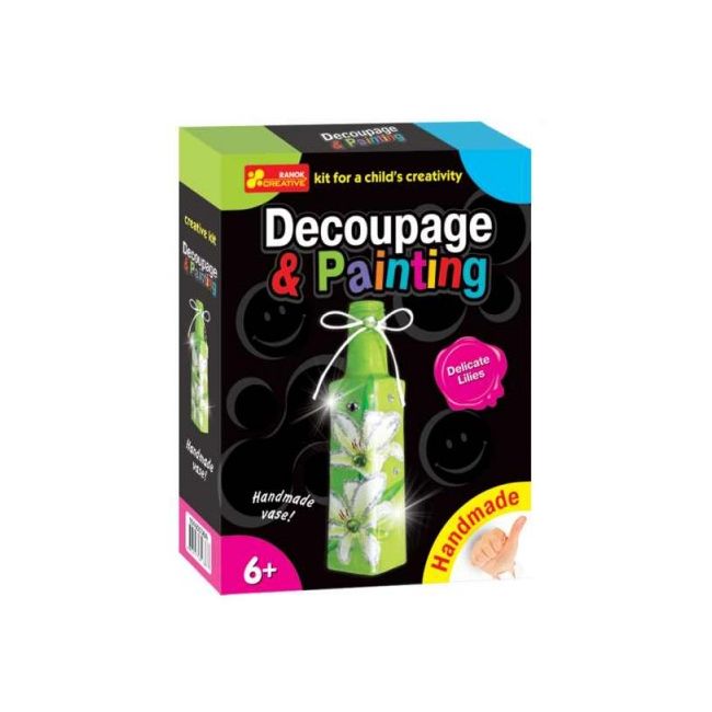Joc pentru copii Decupaj Crini delicati Vaza RANOK - SOLRN15160036