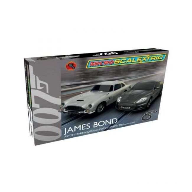 Pista masinute James Bond Scalextric 4m traseu masinute Aston Martin DB5 si Aston Martin DBS - SOLSXTG1122