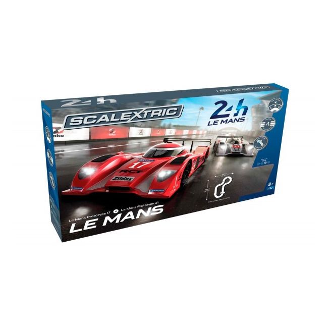 Pista masinute Le Mans Scalextric 5m traseu masinute Le Mans Prototype 17 si 21 - SOLSXC1368P