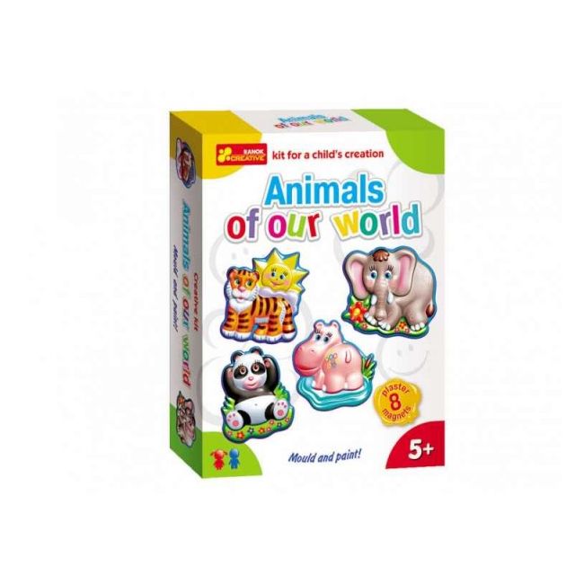 Set creativ copii Animale din Lume - SOLRN15160173