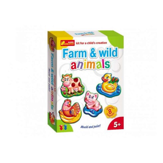 Set creativ copii Animale Salbatice si Ferma - SOLRN15160187