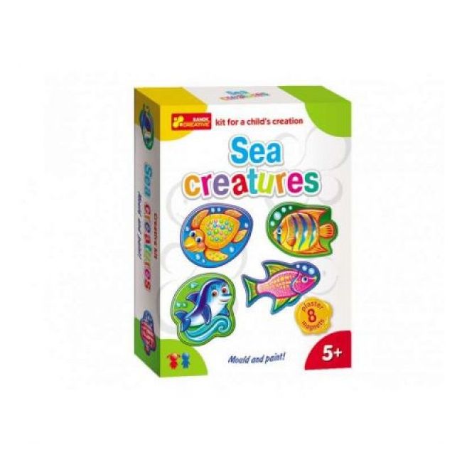 Set creativ modelare Ranok 8 magneti Animale Marine - SOLRN15160023
