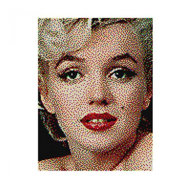 Set creativ pentru copii Pixel Photo Art 16 Quercetti - SOLQ0843